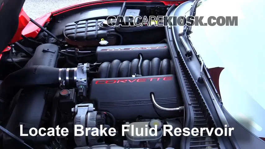2002 Chevrolet Corvette 5.7L V8 Convertible Brake Fluid
